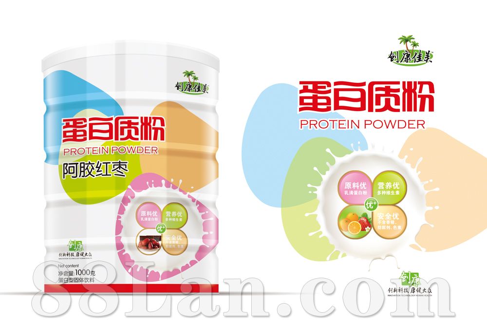 阿胶红枣蛋白质粉 创康品牌