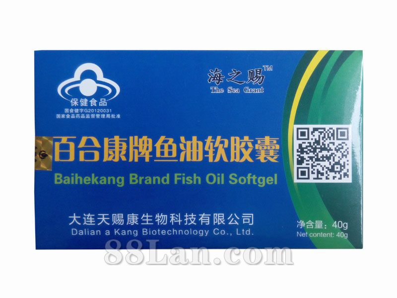 百合康牌鱼油软胶囊 招商 - 就在88蓝保健品招商网