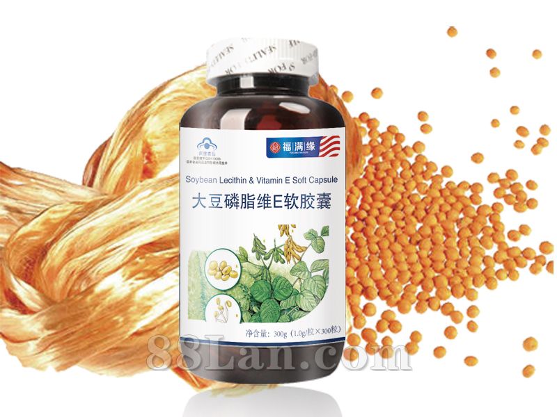 大豆磷脂维e软胶囊300g—福满缘系列