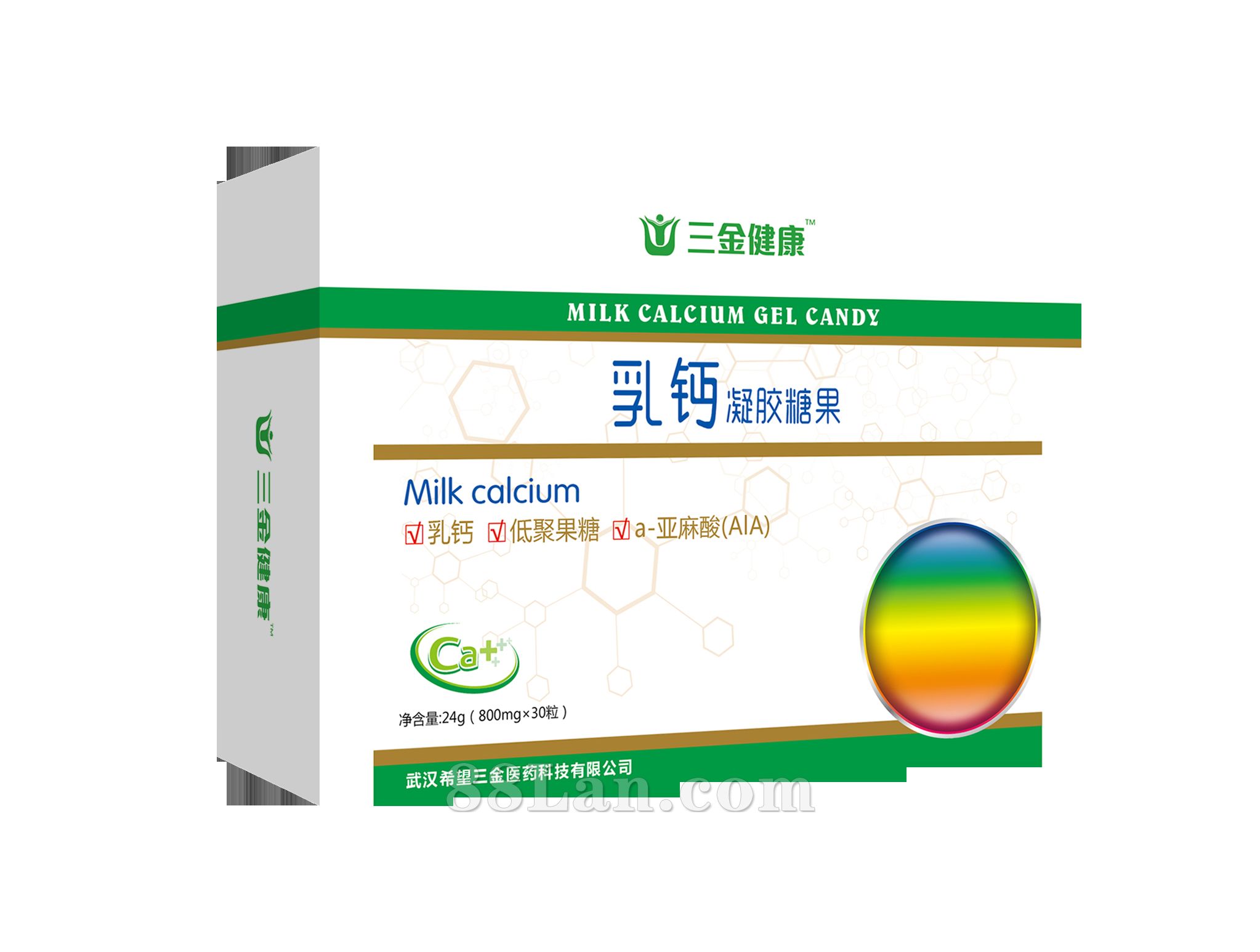 乳钙凝胶糖果--三金健康系列