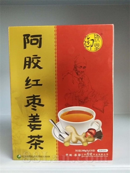 阿胶红枣姜茶