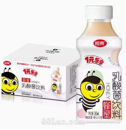恒亮蜂蜜乳酸菌饮料380ml/瓶*15瓶 蜂蜜饮料 多口味可选新日期