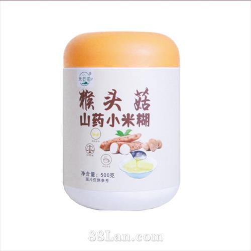 禾巨田 猴头菇山药小米糊500g/罐 营养早餐粥养胃代餐粉杂粮粉山药粥 罐装
